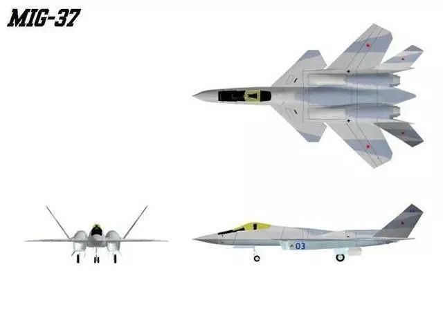 米格公司也有5代机方案,米格37和38设计曝光