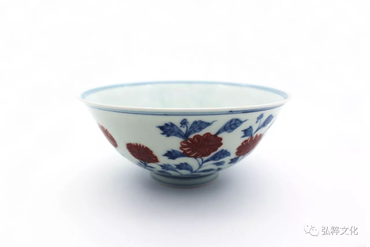传统名瓷： “大明成化年制”青花釉里红碗