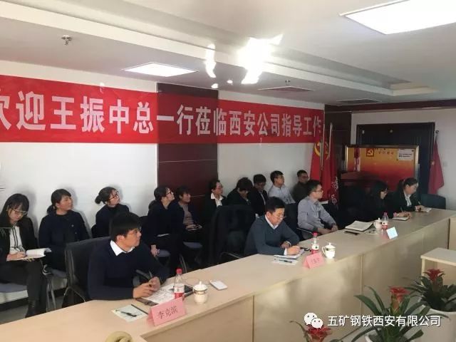 五矿发展股份有限公司副总经理王振中同志一行来我司视察工作