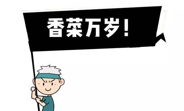 小编已经决定高举"香菜万岁"的大旗你们喜欢吃香菜吗?