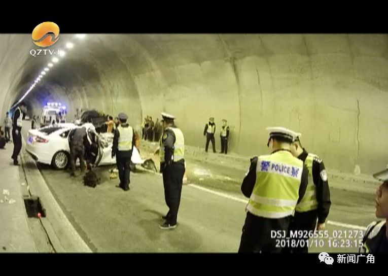 仓栅式货车张某驾驶重型半挂牵引车在泉南高速公路观音山隧道发生碰撞