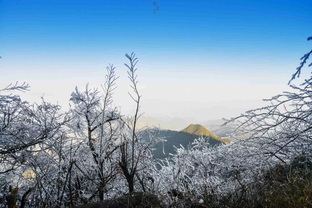 峰山的雪景有多美?