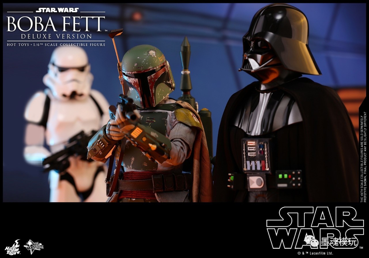 hottoys 新品:1/6《星战5-帝国反击战》-波巴·费特boba fett -mms463