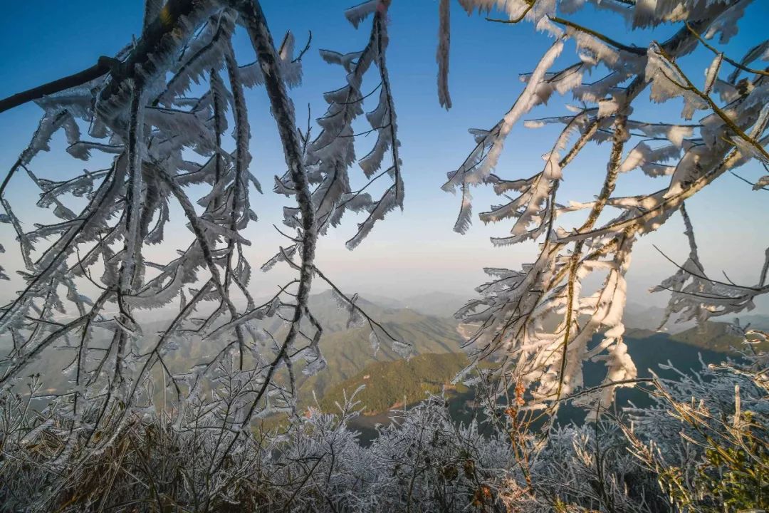 峰山的雪景有多美?