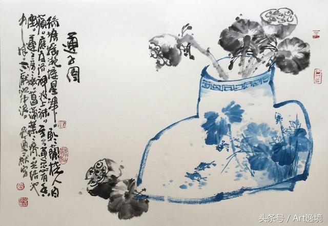 鉴赏|实力派花鸟画家岳介中精品册页