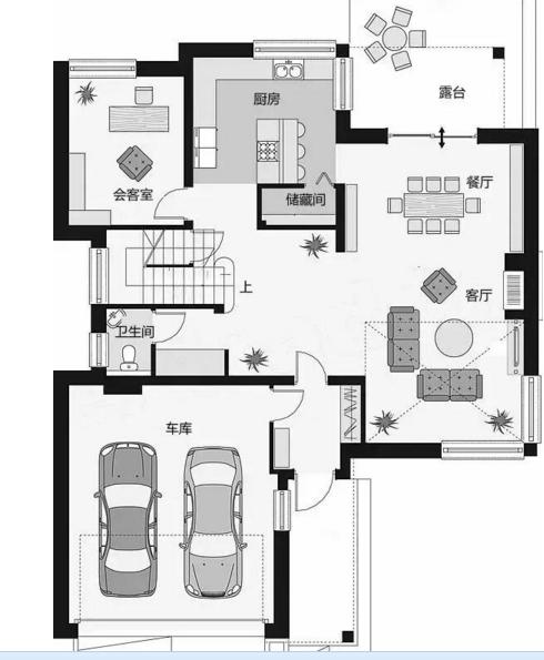 2套时尚的农村自建别墅(含平面图,才30万元,风水还特好!