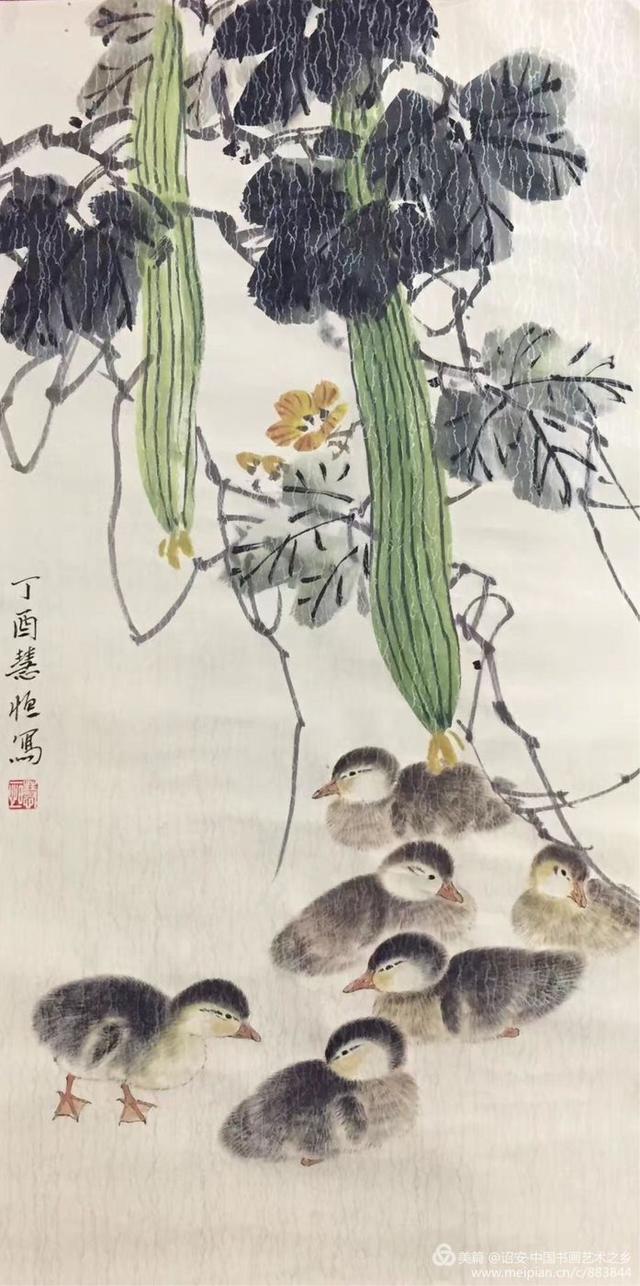 丁酉年江慧恒国画新品欣赏