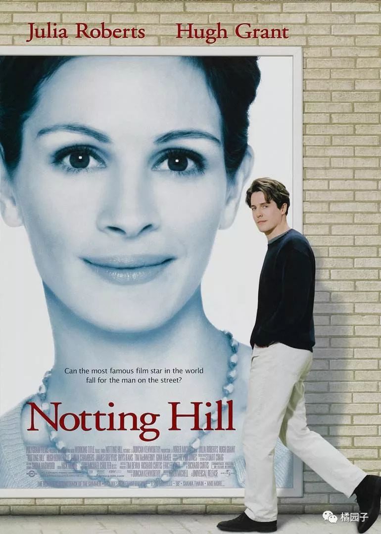 第一部  诺丁山 notting hill 1999年的电影,和大嘴julia roberts