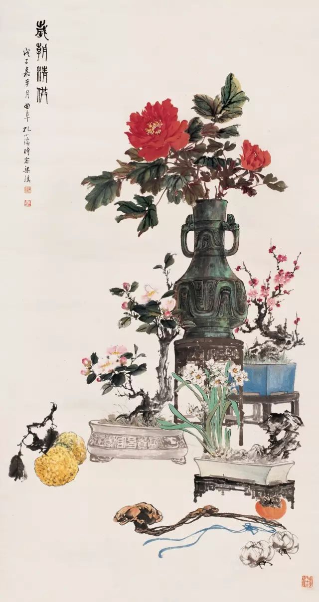 丹青妙笔|孔小瑜与博古画(130幅清晰大图)