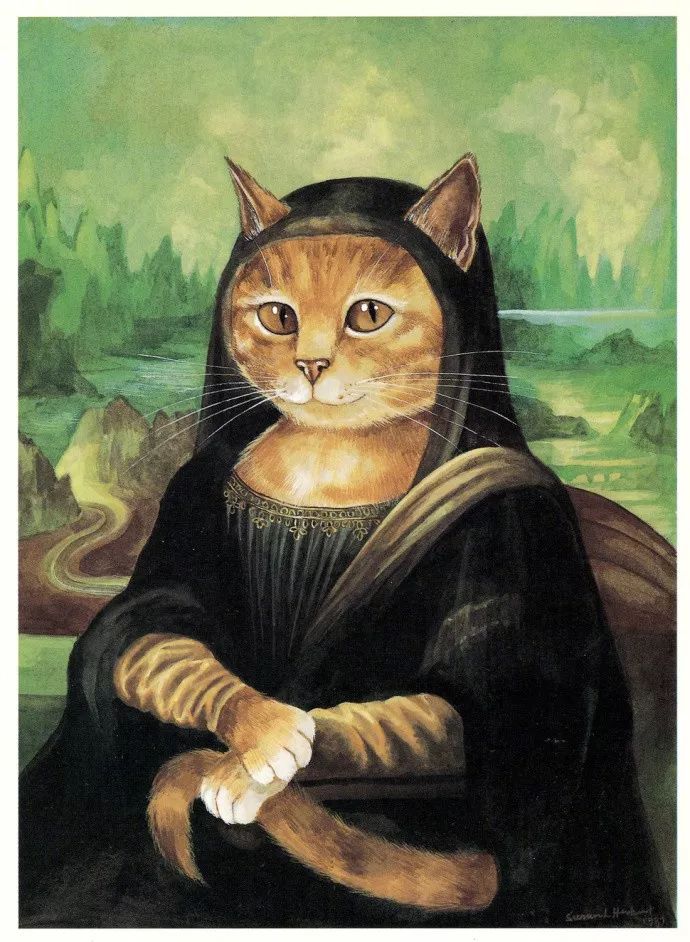 妙趣横生的「猫咪版世界名画」