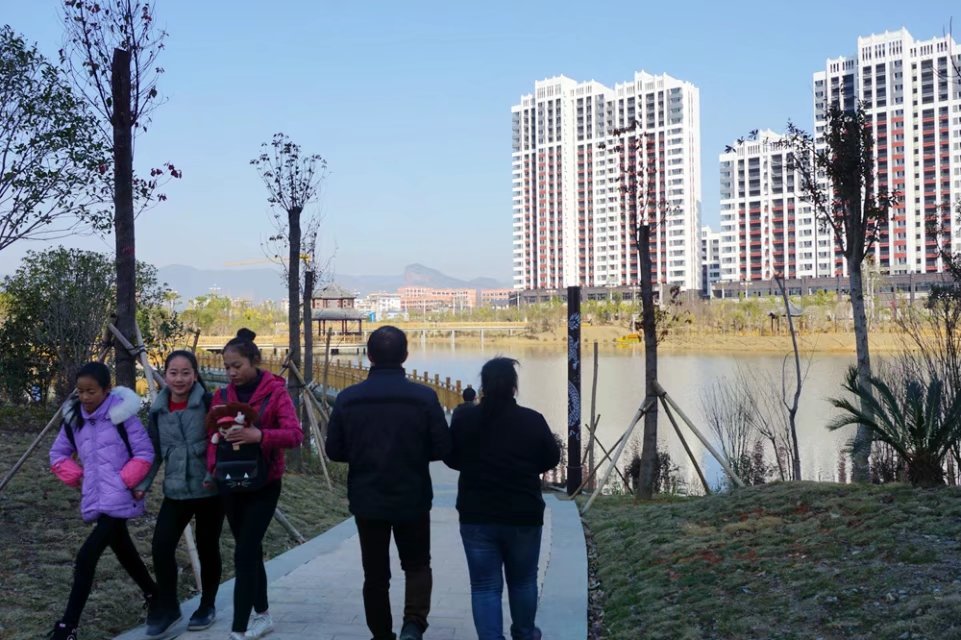 龙溪湖公园已建成宁都城区多一处休闲场所