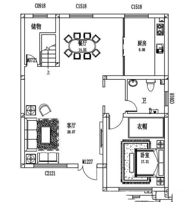 3套20万经济型二层农村别墅设计图,农村小户型精选户型