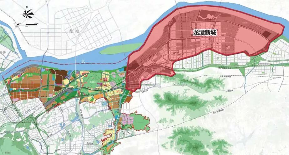 1,龙潭新城总体规划:南京都市圈同城化发展先行区