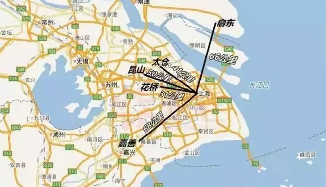目前这些城市中地铁和高铁都通行至上海的城市是昆山.图片