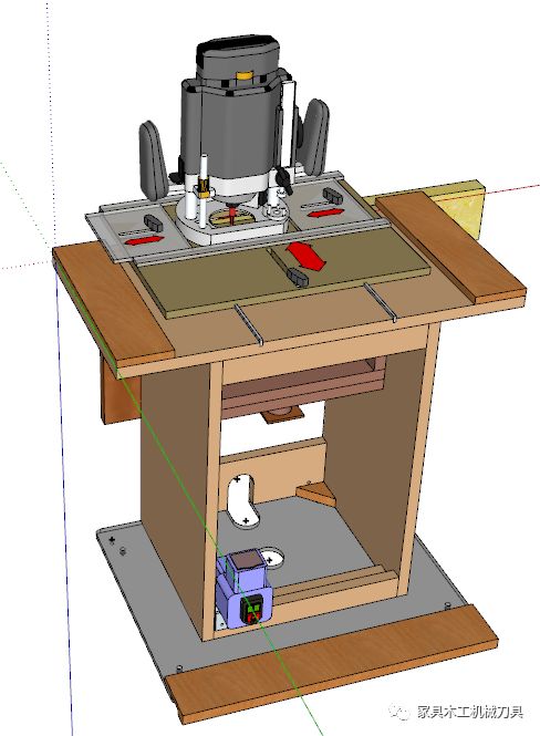 不要再羡慕这些国外木工的电木铣工作台了给你一份电木铣倒装侧装正装