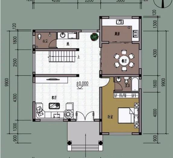 3套20万济型二层农村别墅,农村小户型精选户型