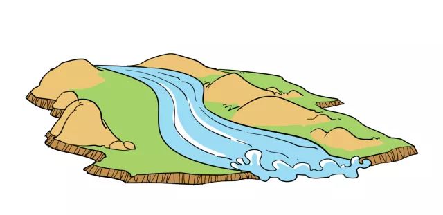 川在古时 被认为是大河中 分流出来的小溪水