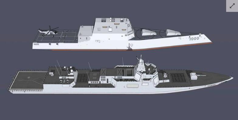 中美最强驱逐舰对比,谁是当今最强战舰?