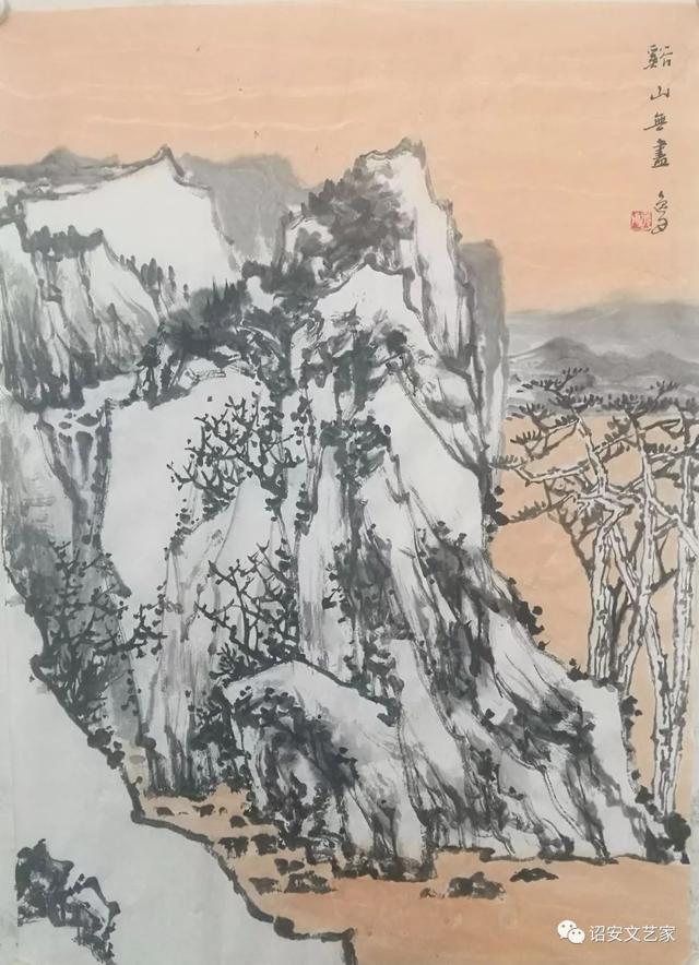 沈逸舟山水画欣赏