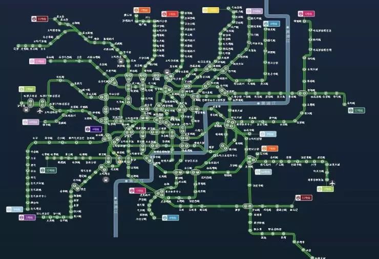 未来,上海将形成 城际线,市区线,局域线 从规划上看 上海地铁将新增