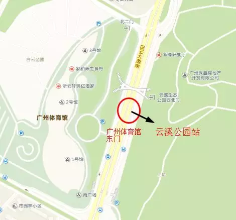 广园新村站:穿越广园中路与沈海高速高架,与11号线换乘;恒福路站:广州