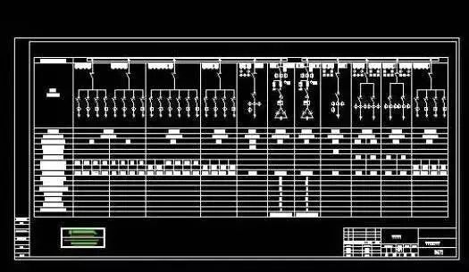 低压配电柜一次系统图