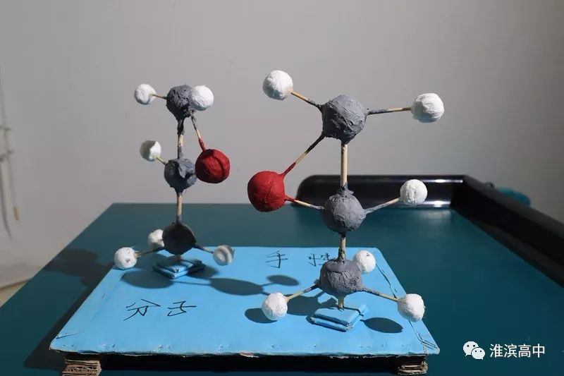 实践创新结硕果 —— 淮滨高中首届物化生模型制作大赛化学学科活动