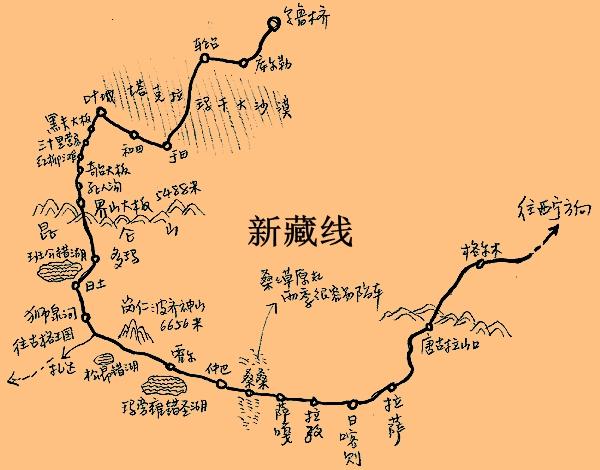 奉上私藏的西藏自驾线路图大全