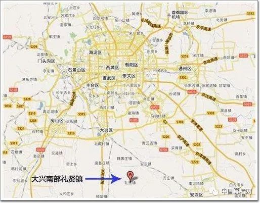 北京大兴国际机场地理位置
