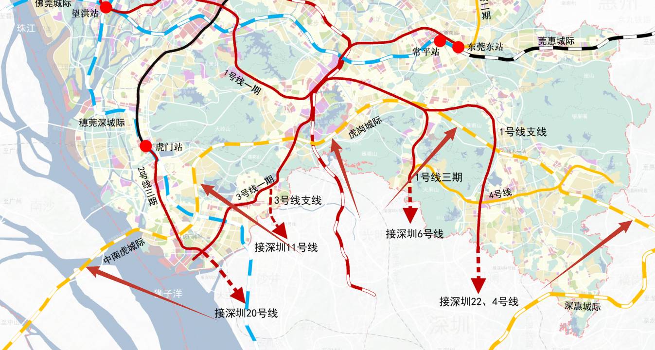 那么在上述11个镇街的大兄弟们,你们家离地铁线路近吗?