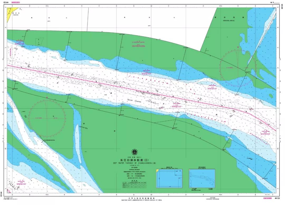 海图发布长江口深水航道长江口深水航道长江口深水航道江亚至圆圆沙
