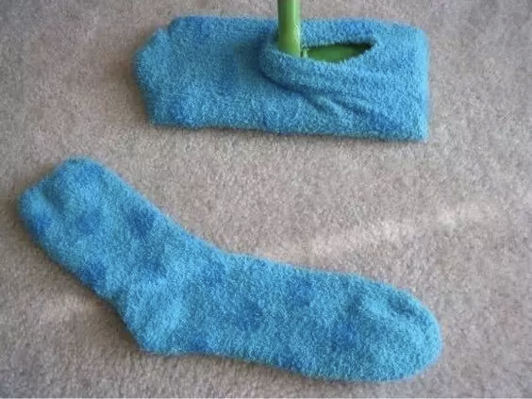 时尚 正文  旧袜子除了手工改造,用来当作清洁工具也是特别的实用!