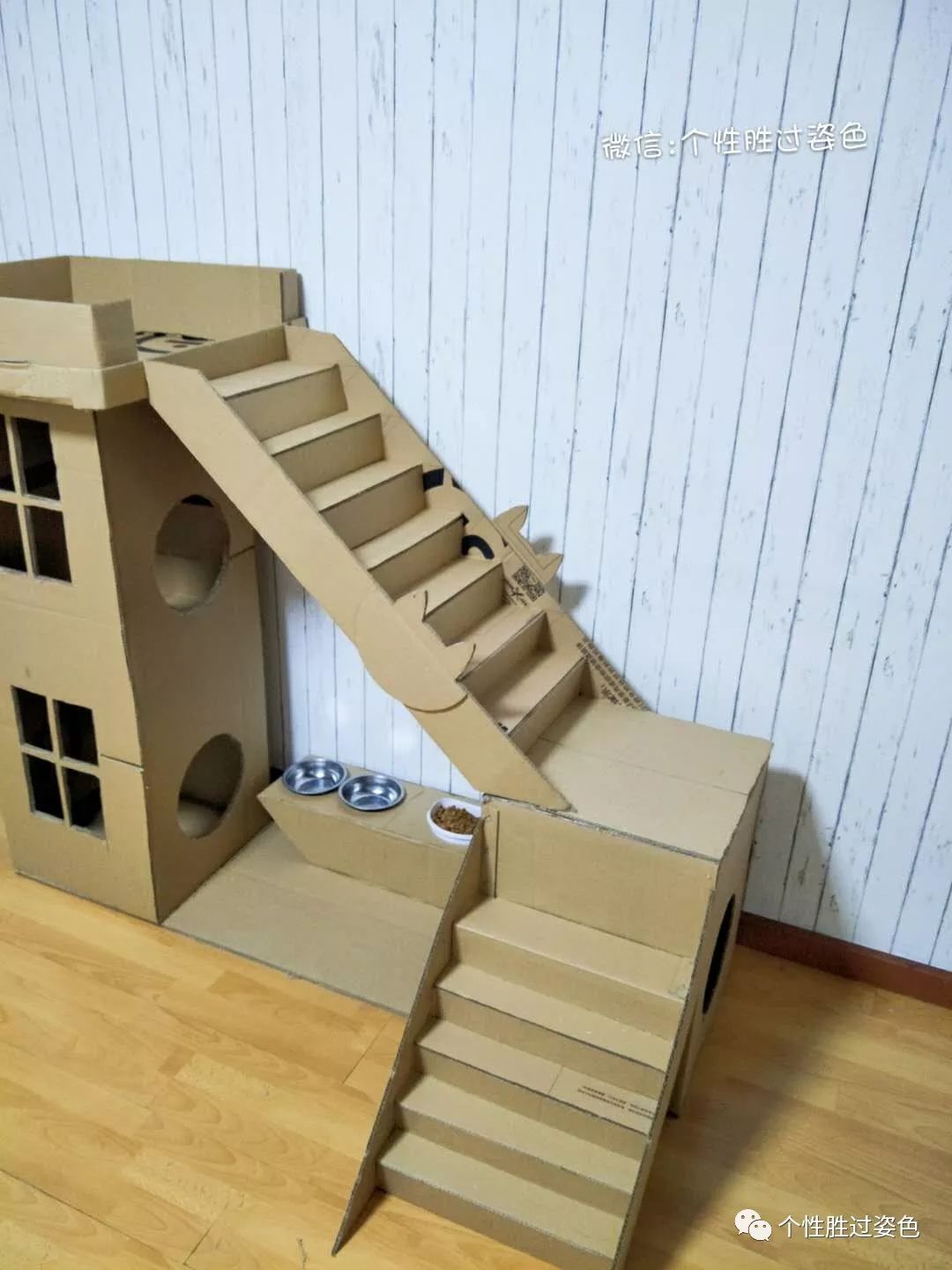 如何自己用木板做出一个猫爬架和猫别墅？ - 知乎