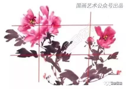 名家写意牡丹新构图 国画牡丹构图,画法及调色教程