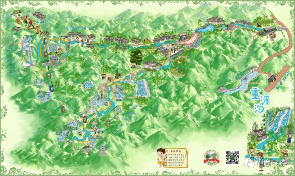 杭州西溪湿地 北京故宫博物院 除了智慧旅游 城市手绘地图也非常精美