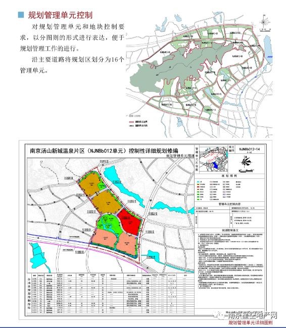 汤山新城温泉片区规划公布,这个片区不容小觑!