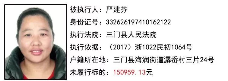 曝光名单三门县人民法院老赖哪里逃版权归原作者所有,如有侵权请联系