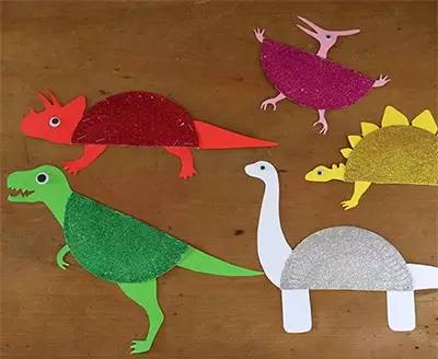 【手工吊饰】幼儿园创意恐龙手工(吊饰)制作教程