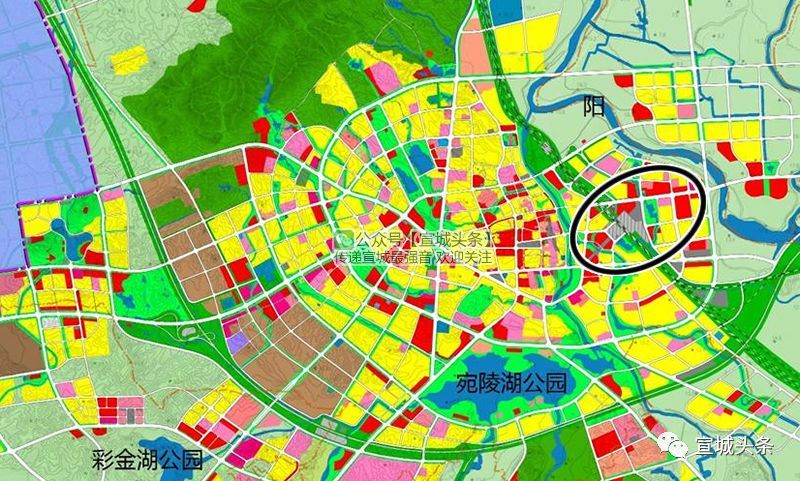 宣城市城市总体规划(2016-2030年)土地用地规划图