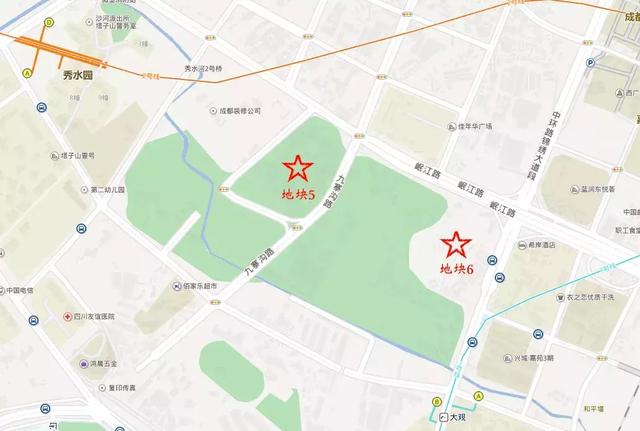 相邻地块6:成华区保和街道东桂社区2组,斑竹社区4组,锦江区三圣乡花果