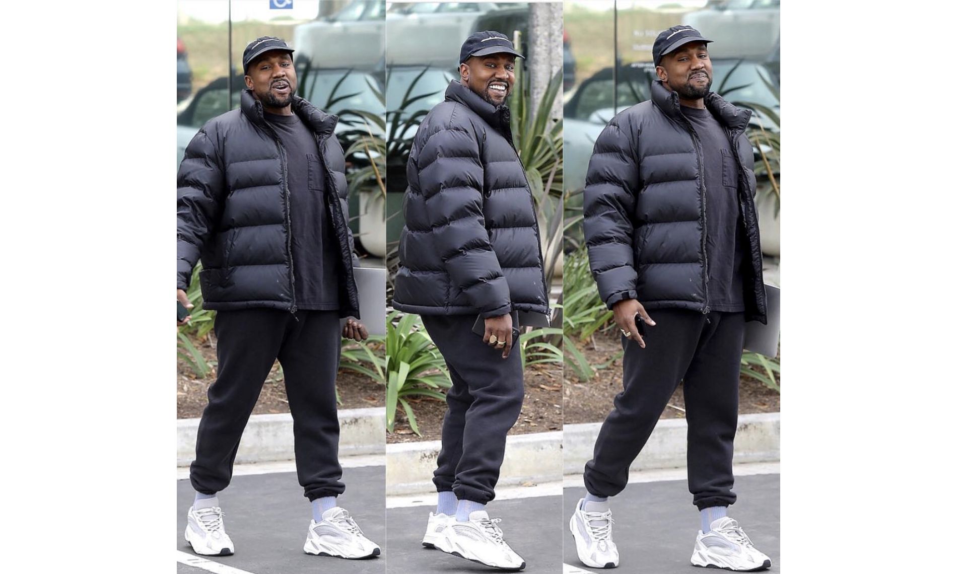 kanye west 最近上脚的这双鞋子居然不是 yeezy runner?