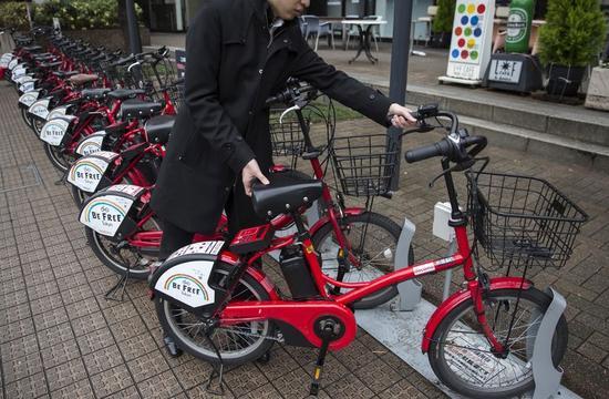 docomo bikeshare 的租赁自行车