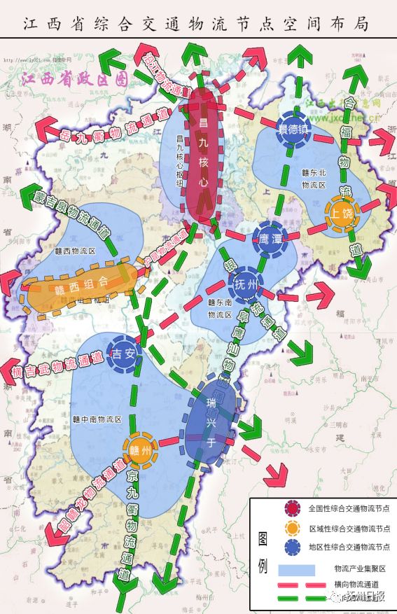 2020年江西高铁规划图