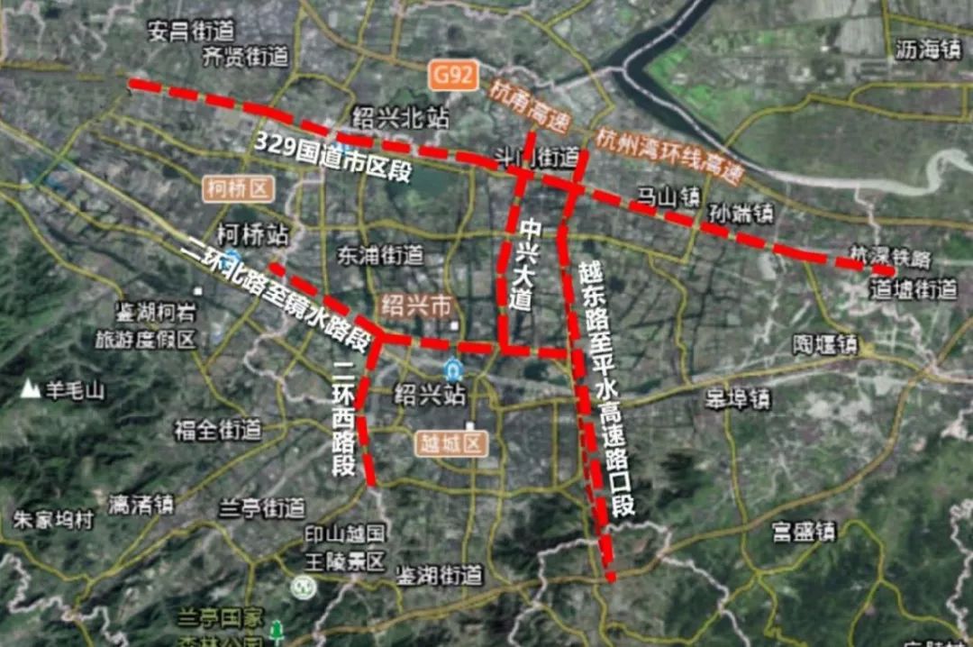 交通|绍兴老城区7条道路将实行单行线!