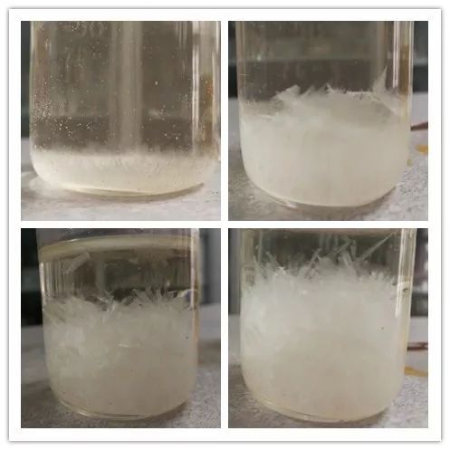 溶解度受温度影响较大的物质,如硝酸钾(kno3),重铬酸钾(k2cr2o7)等