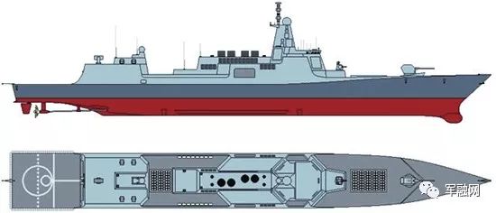 055型导弹驱逐舰概念图