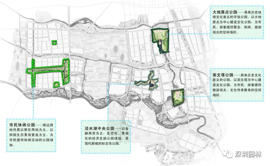 城市规划重塑东方慢生活西咸新区泾河新城全区域景观规划设计