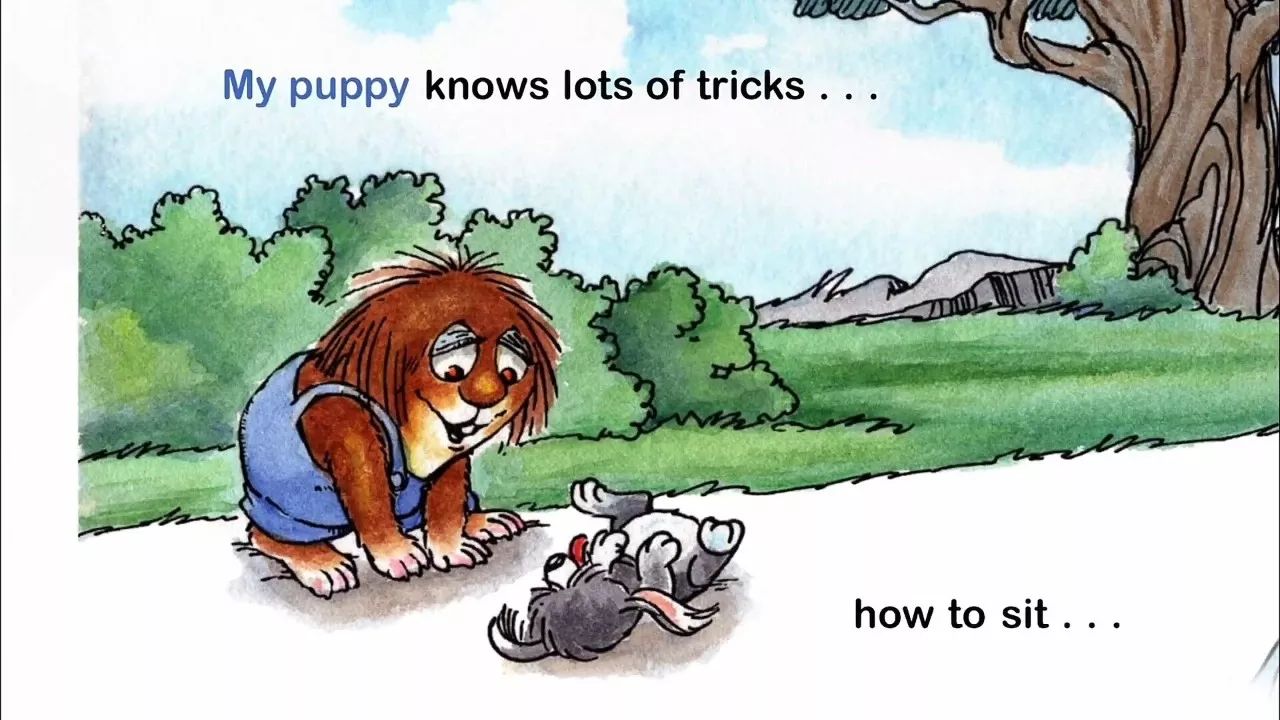 my puppy knows lots of tricks… 我的小狗会耍很多把戏… how to