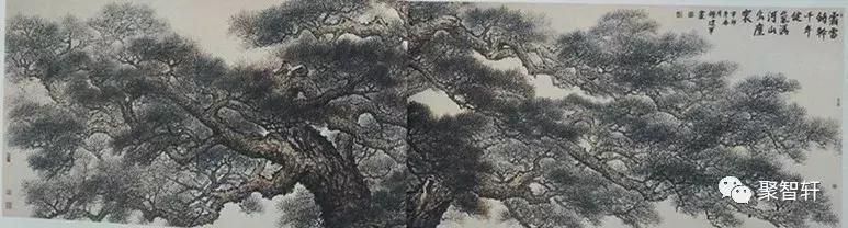 广州本土画家钟建军——松树印象