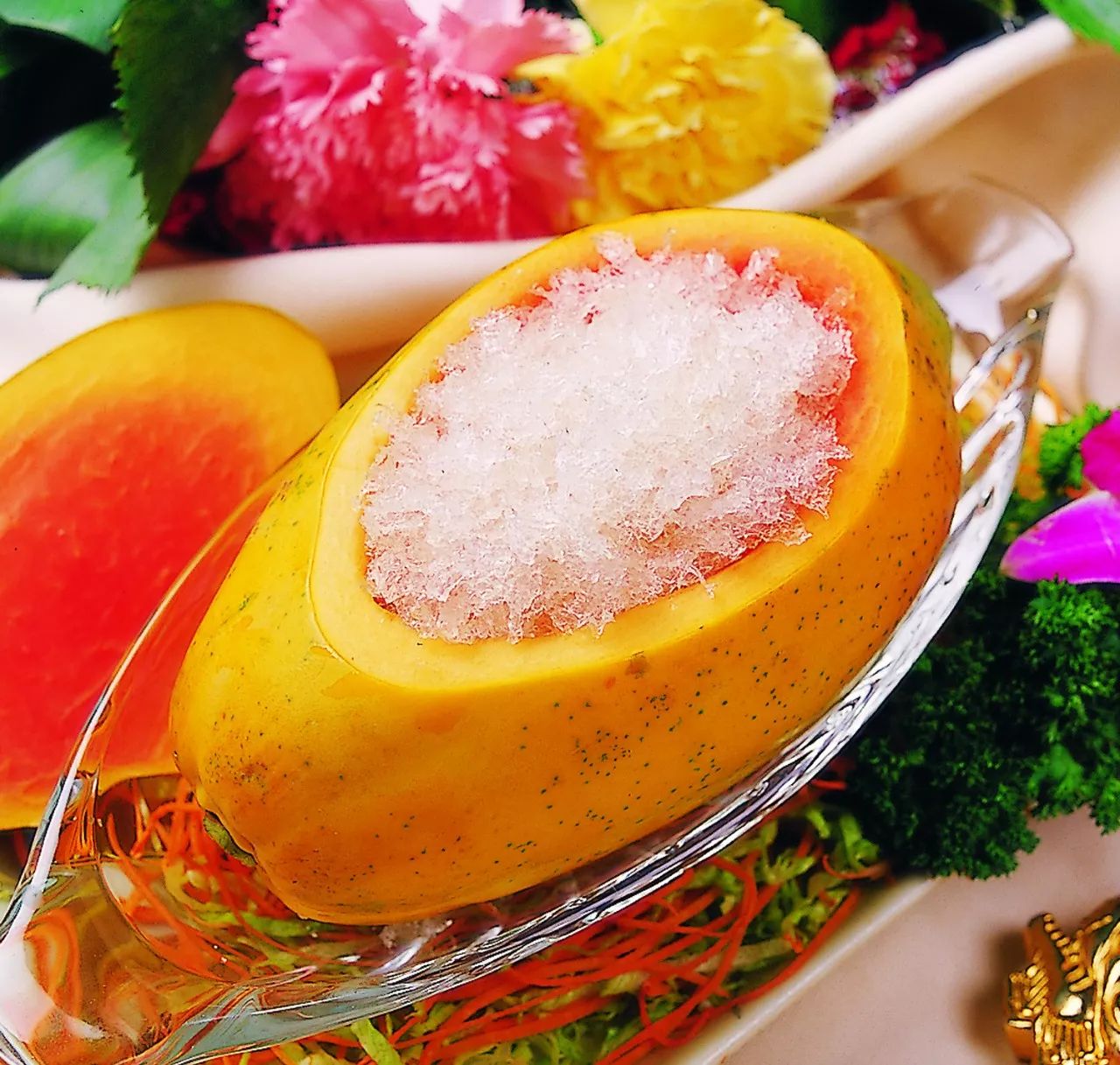 木瓜杏汁炖燕窝图片素材-编号13060854-图行天下